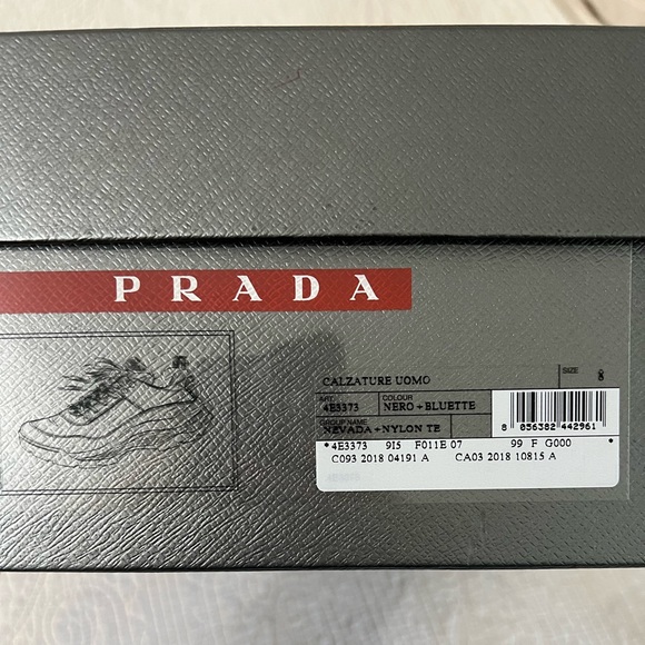 Men’s Size 8 Prada Sneakers - Picture 3 of 8